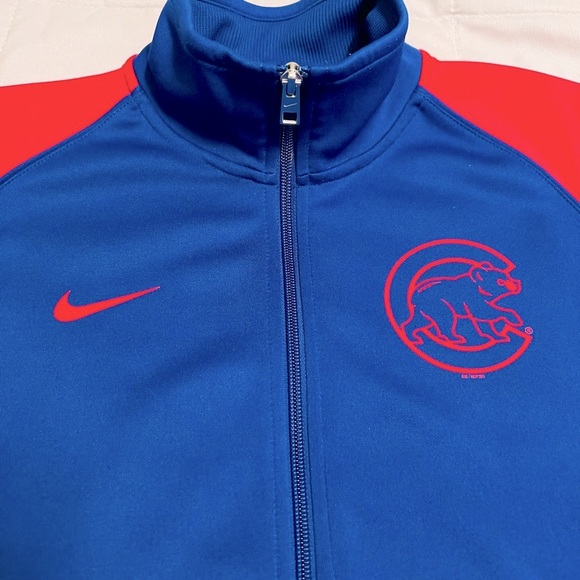 Chicago Cubs Women's Full Zip Track Jacket - Picture 2 of 6